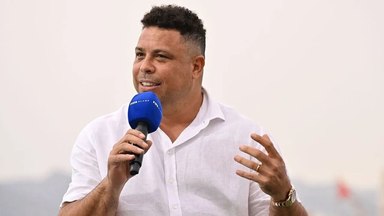 Ronaldo durante evento da FIFA