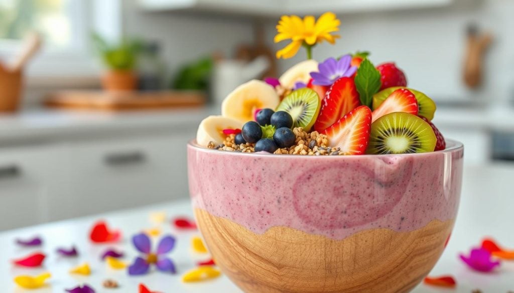 smoothie bowl de frutas