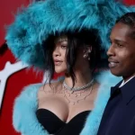 Rihanna e ASAP Rocky no tapete vermelho do British Fashion Awards