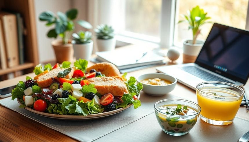 Almoços Fáceis Trabalha em Casa