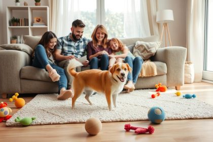 Como adaptar um novo animal de estimação à família.