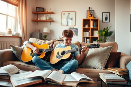 Como aprender a tocar violão em casa: guia para iniciantes.