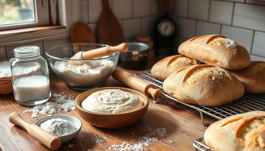 Como fazer pão caseiro sem fermento em 5 passos simples.