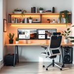 Como montar um setup de home office funcional e moderno.