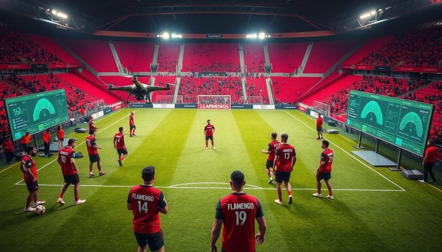 Como o Flamengo usa a tecnologia para melhorar o desempenho em campo?