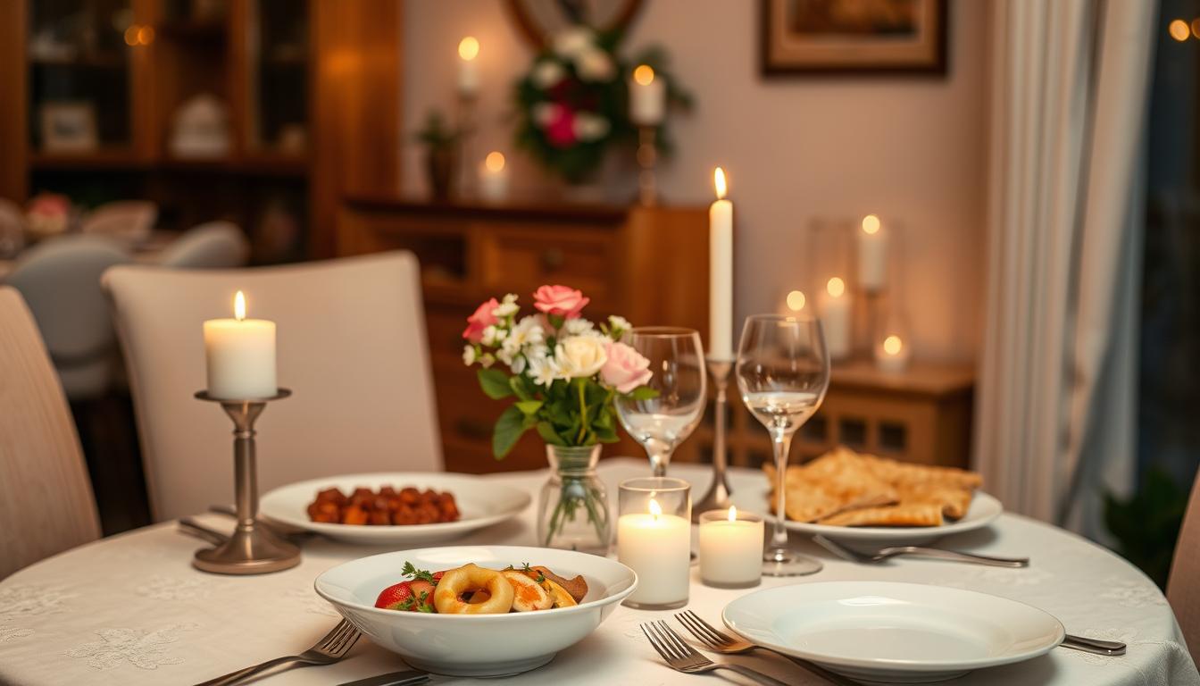 Como preparar um jantar romântico em casa sem gastar muito.