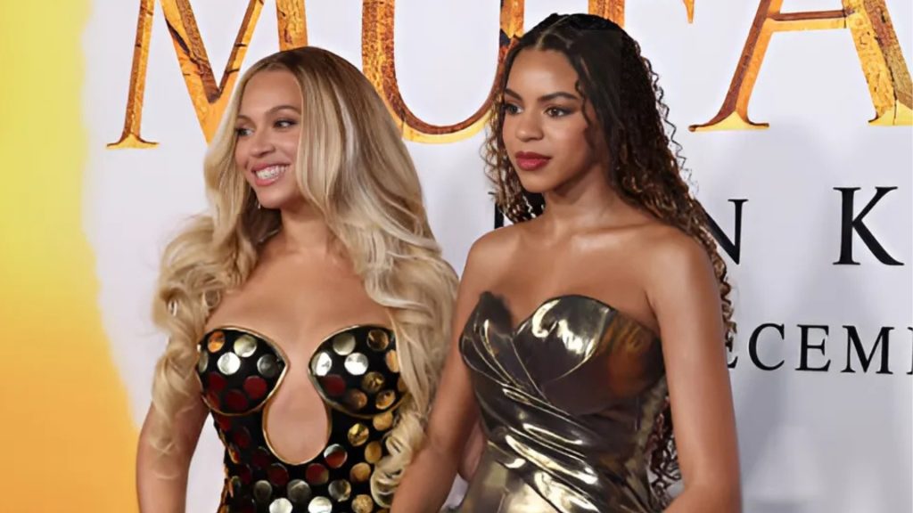 Beyoncé brilha ao lado de sua filha, Blue Ivy, na première de ‘Mufasa’