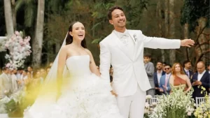 Larissa Manoela e André Luiz Frambach revelam vídeo do último casamento