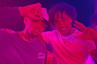 Foto destaque: Mc Livinho e Chris Brown (reprodução/instagram/@mclivinho)