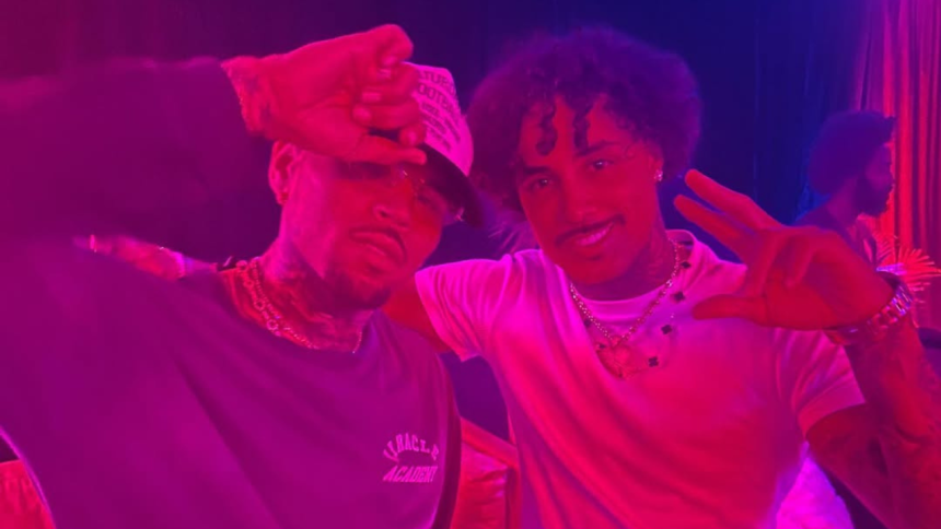 Foto destaque: Mc Livinho e Chris Brown (reprodução/instagram/@mclivinho)