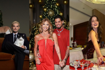 Celebridades compartilham momentos especiais de Natal com amigos e família