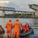 Buscas na ponte Juscelino Kubistchek