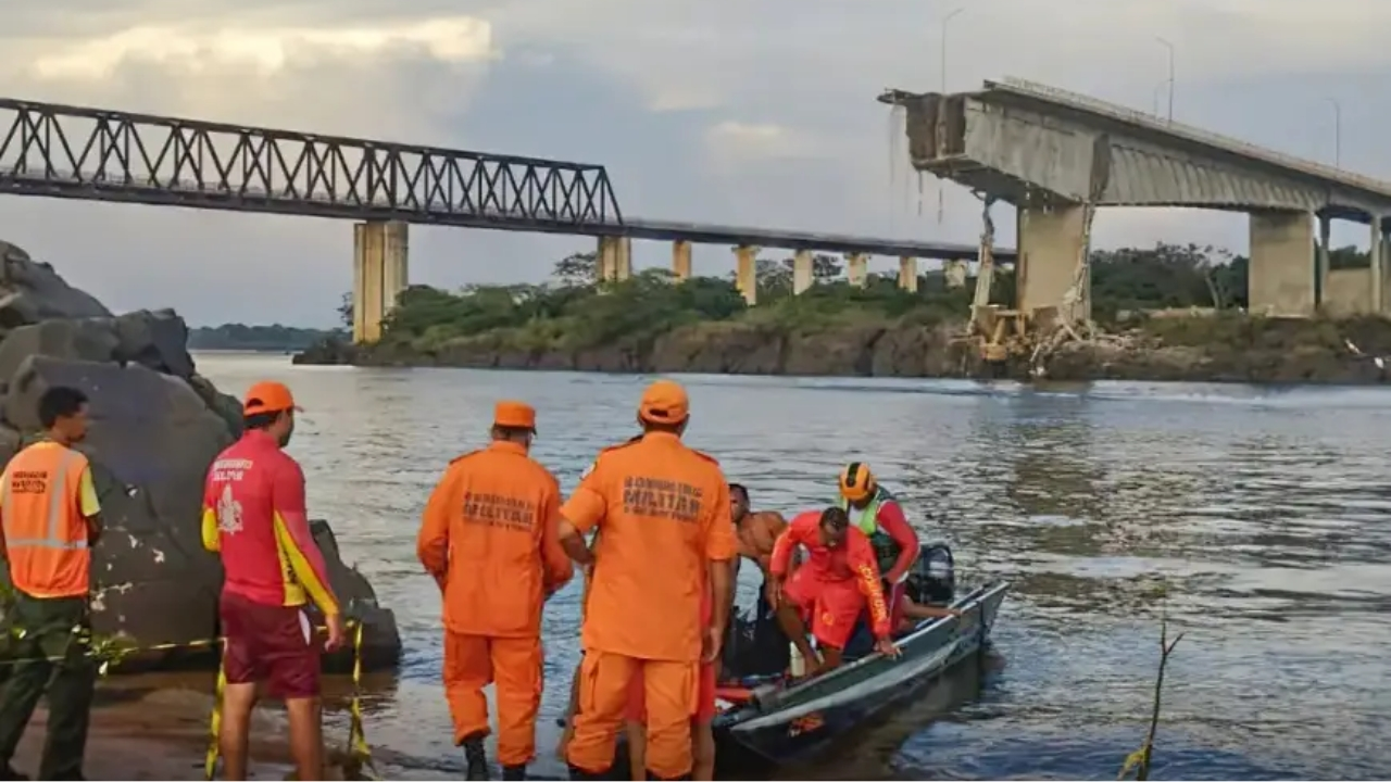 Buscas na ponte Juscelino Kubistchek