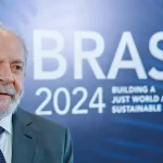 O atual presidente do Brasil,, Luiz Inácio Lula da Silva