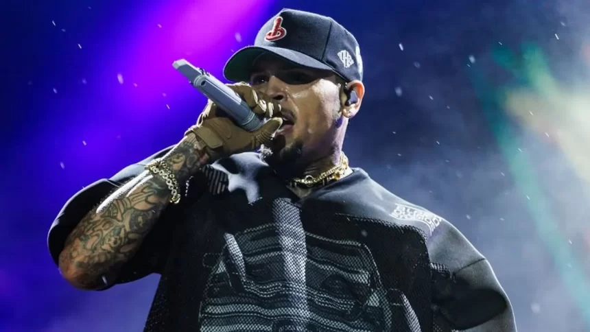 Chris Brown faz apresentação em São Paulo e ‘voa’ no palco