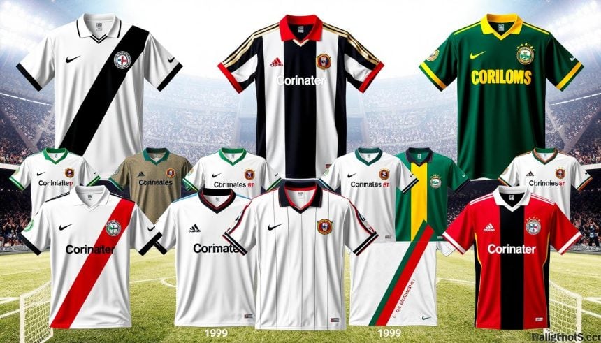 Quais são as camisas mais icônicas da história do Corinthians?