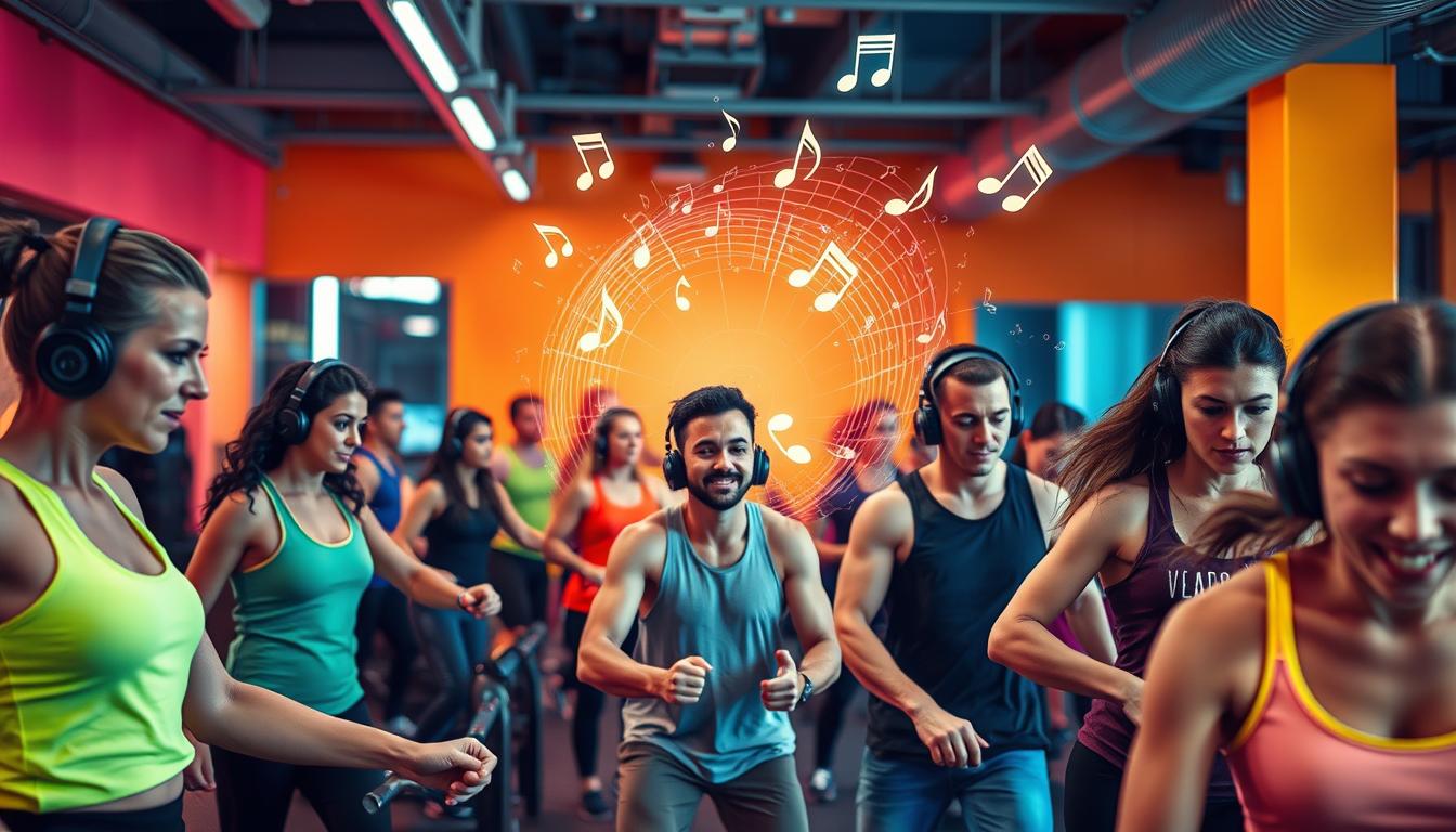 Quais são as melhores playlists para treinar na academia?