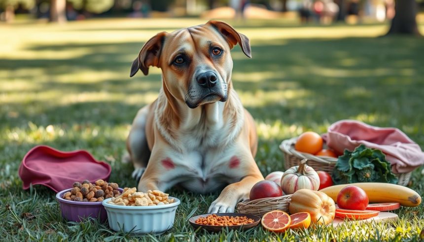 Quais são os sinais de alergia alimentar em cães?