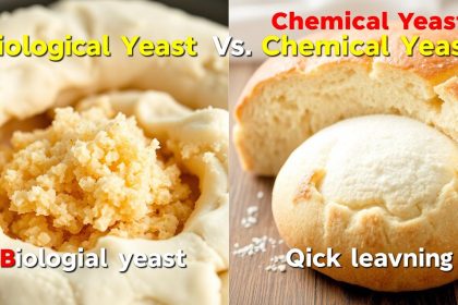 Qual a diferença entre fermento biológico e químico nas receitas?