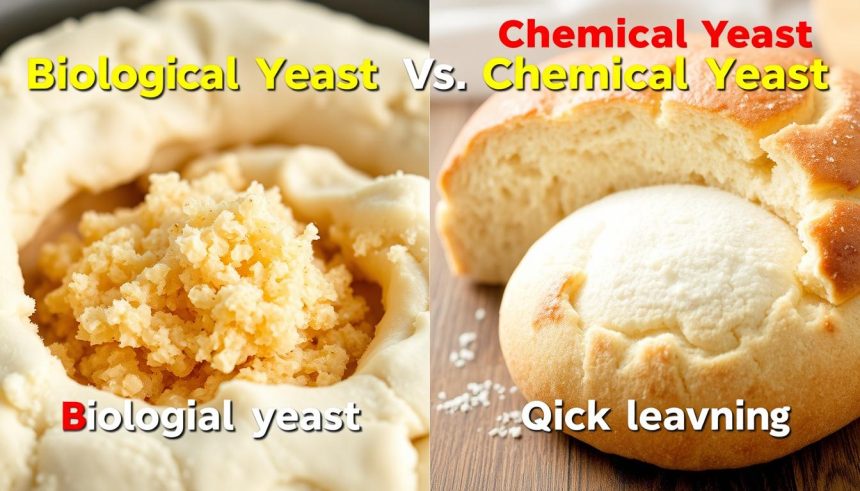 Qual a diferença entre fermento biológico e químico nas receitas?