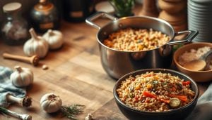 Qual é a melhor forma de preparar arroz integral sem errar?