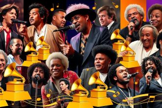 Quem são os artistas mais premiados na história do Grammy?