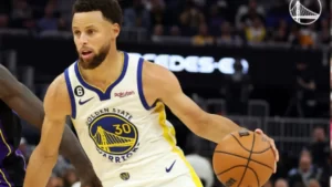 Stephen Curry faz jogada genial em partida contra o Phoenix Suns