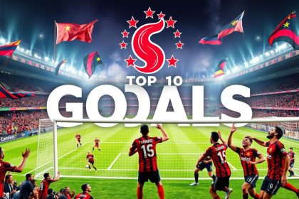 Top 10 gols mais marcantes do Flamengo em competições internacionais.