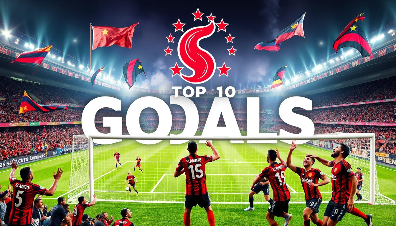 Top 10 gols mais marcantes do Flamengo em competições internacionais.