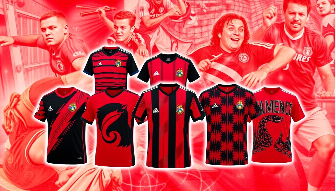 Top 5 camisas mais icônicas da história do Flamengo.