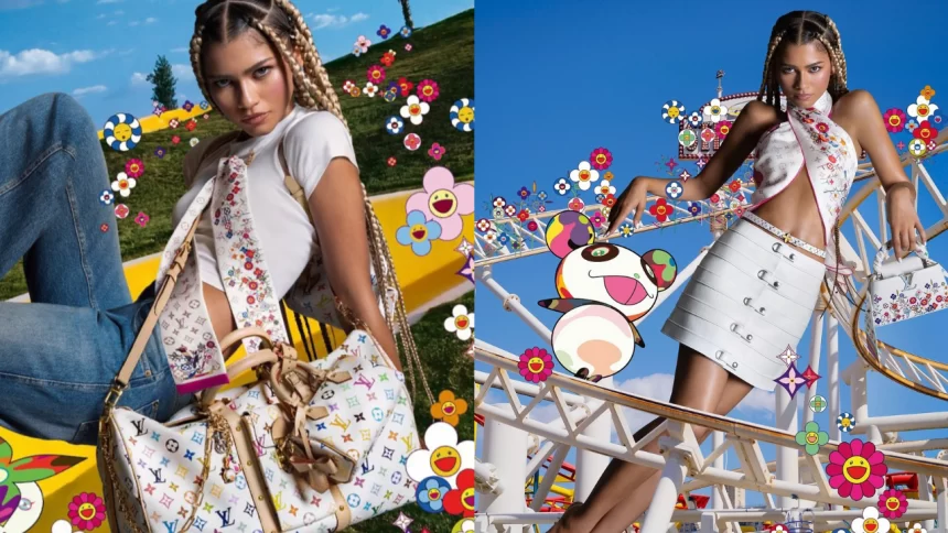 Zendaya estrela nova coleção de Louis Vuitton e Murakami