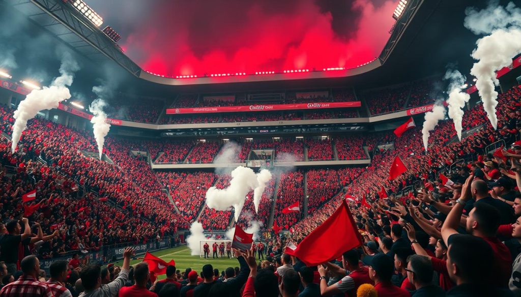 Flamengo pretende construir ambiente intimidador em estádio próprio