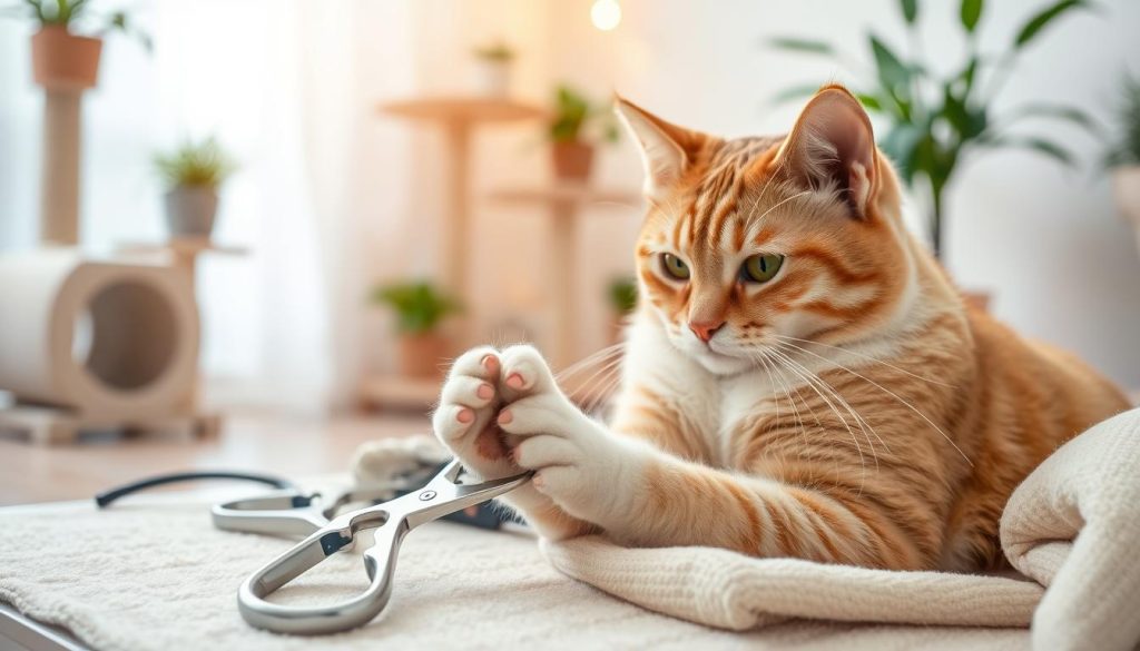 cuidados com unhas de felinos