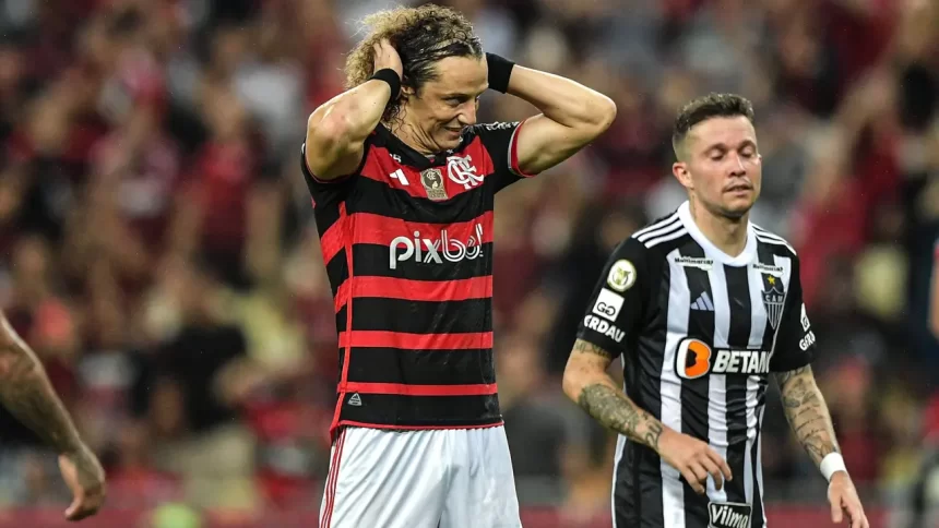 Foto Destaque: David Luiz não renovará contrato com o Flamengo. (Reprodução/AGIF/Thiago Ribeiro)