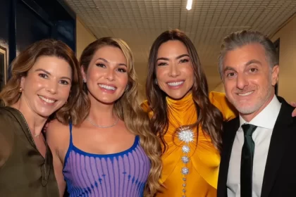 Daniela Beyruti, Lívia Andrade, Patrícia Abravanel e Luciano Huck