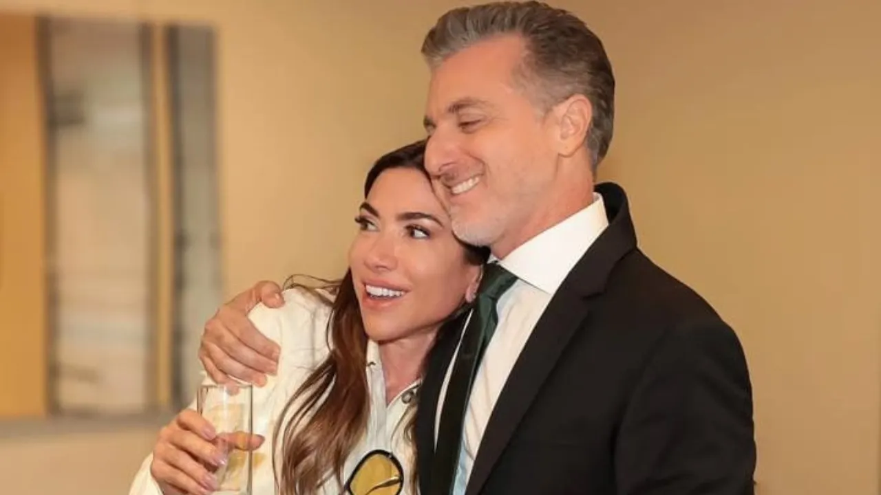 Patrícia Abravanel e Luciano Huck