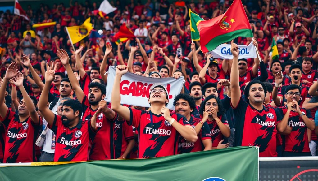 reação da torcida