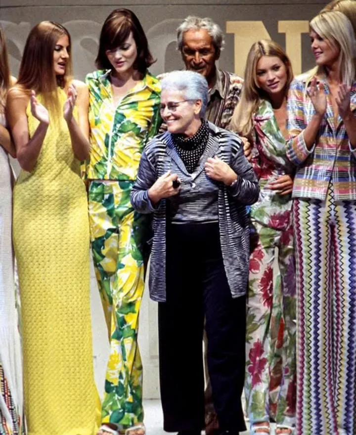 Rosita Missoni em desfile