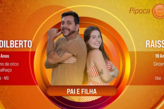 Edilberto e Raissa, pai e filha são a segunda dupla confirmada do BBB25