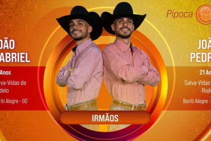 Irmãos gêmeos João Pedro e João Gabriel são a sexta dupla a integrarem o elenco do BBB25