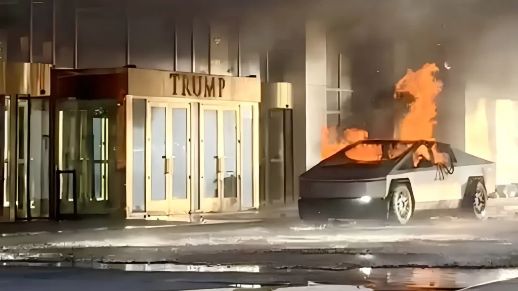 Cybertruck explode em frente ao Trump Hotel, mata uma pessoa e deixa feridos
