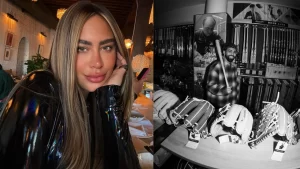 Em meio à reconciliação com Rafaella, Gabigol é visto com modelo