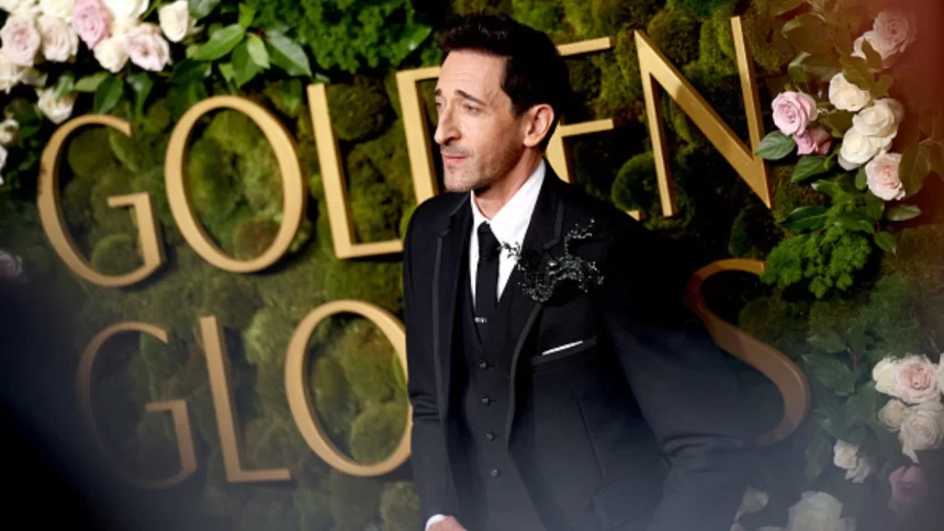 Adrien Brody no Globo de Ouro 2025