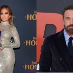 Ben Affleck à esquerda e Jennifer Lopez à direita