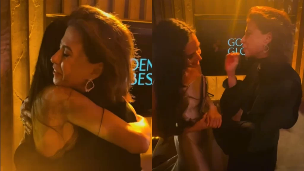 Selton Mello posta vídeo de encontro entre Fernanda Torres e Demi Moore