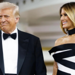 Melania Trump brilha em vestido exclusivo no Starlight Ball