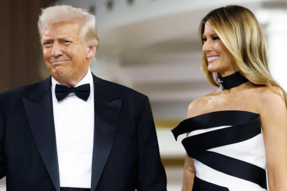 Melania Trump brilha em vestido exclusivo no Starlight Ball