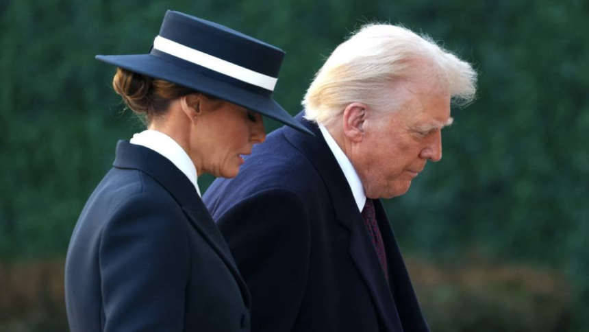 Elegância e tradição: Melania e Donald Trump na posse presidencial