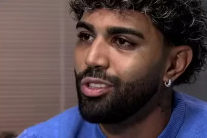 Gabigol em entrevista para Rede Globo