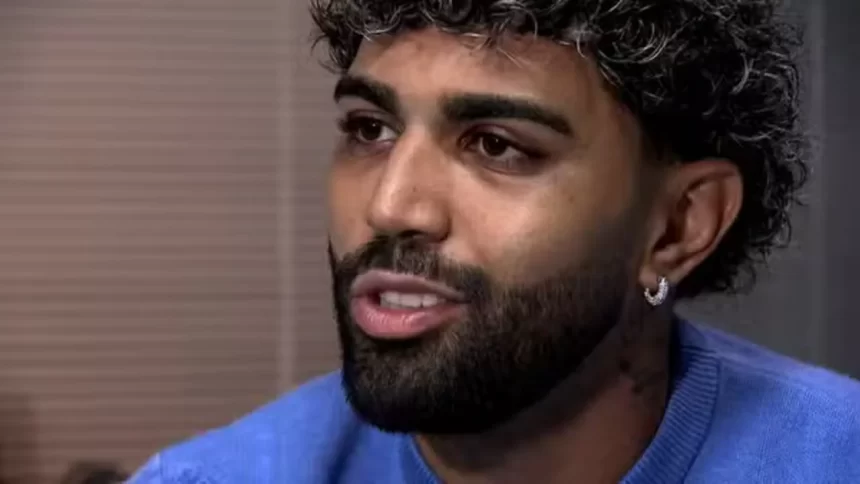 Gabigol em entrevista para Rede Globo